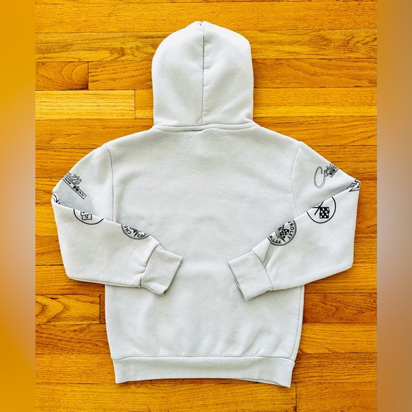 Kids Under Armour Blue Hoodie & Corvette White Hoodie size 7-8 - Picture 6 of 9